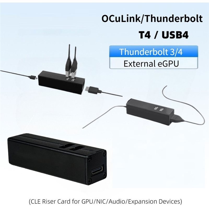 Super Deal -T4 Oculink Thunder - огляд і ціна Gpu External Dock Egpu Thunderbolt 4