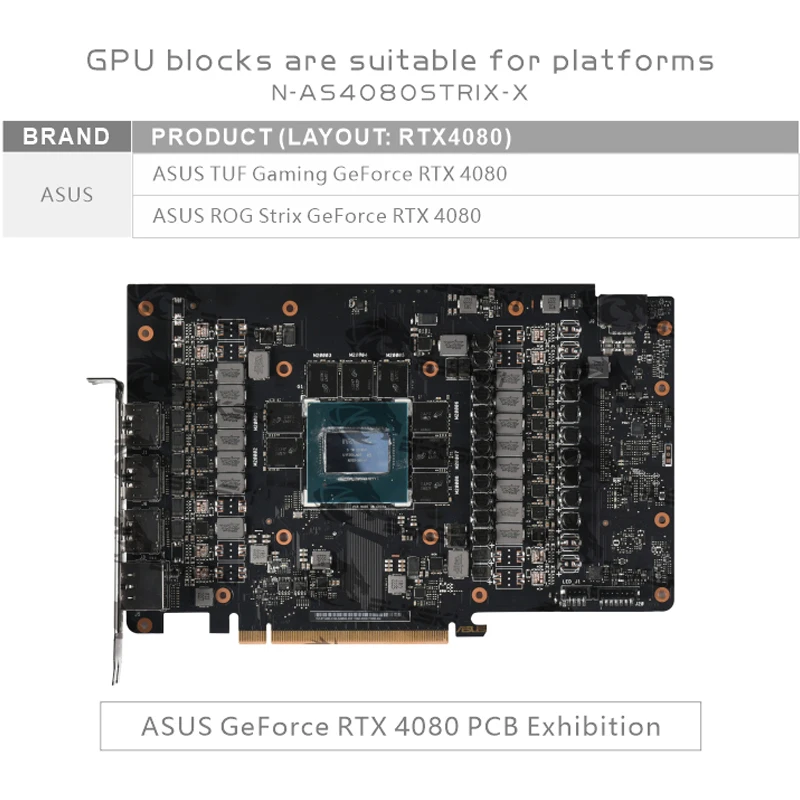 Bykski GPU Block Use for ASUS  - огляд і ціна Rtx 3090 24Gb Gddr6X